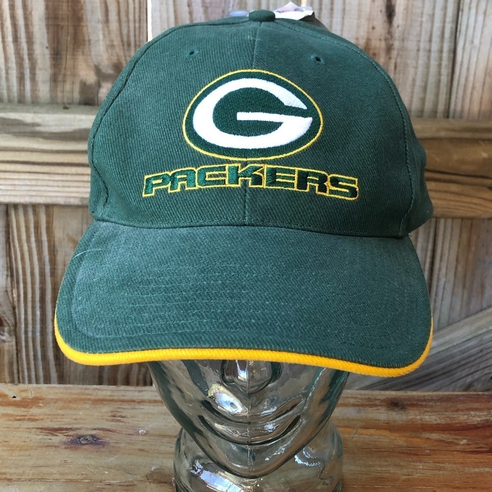 Vintage NFL Green Bay Packers Green Game Day Baseball Cap Twins Enterprise NWT